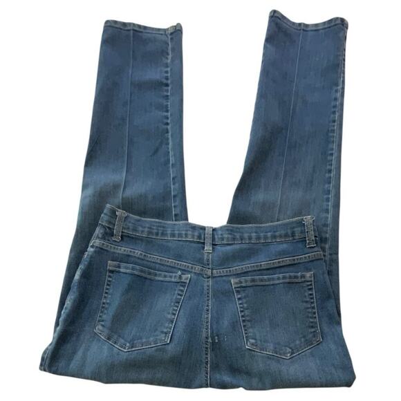 Gloria Vanderbild Amanda Jeans Women 8 High Rise Straight Stretch Mid Wash Denim - Picture 6 of 9